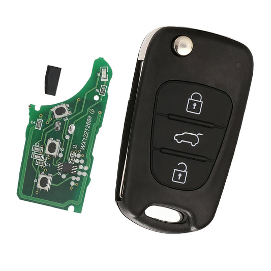ID46 Remote Key Fob 3 Button 433MHz Suitable for Kia Sportage Sorento Ceed