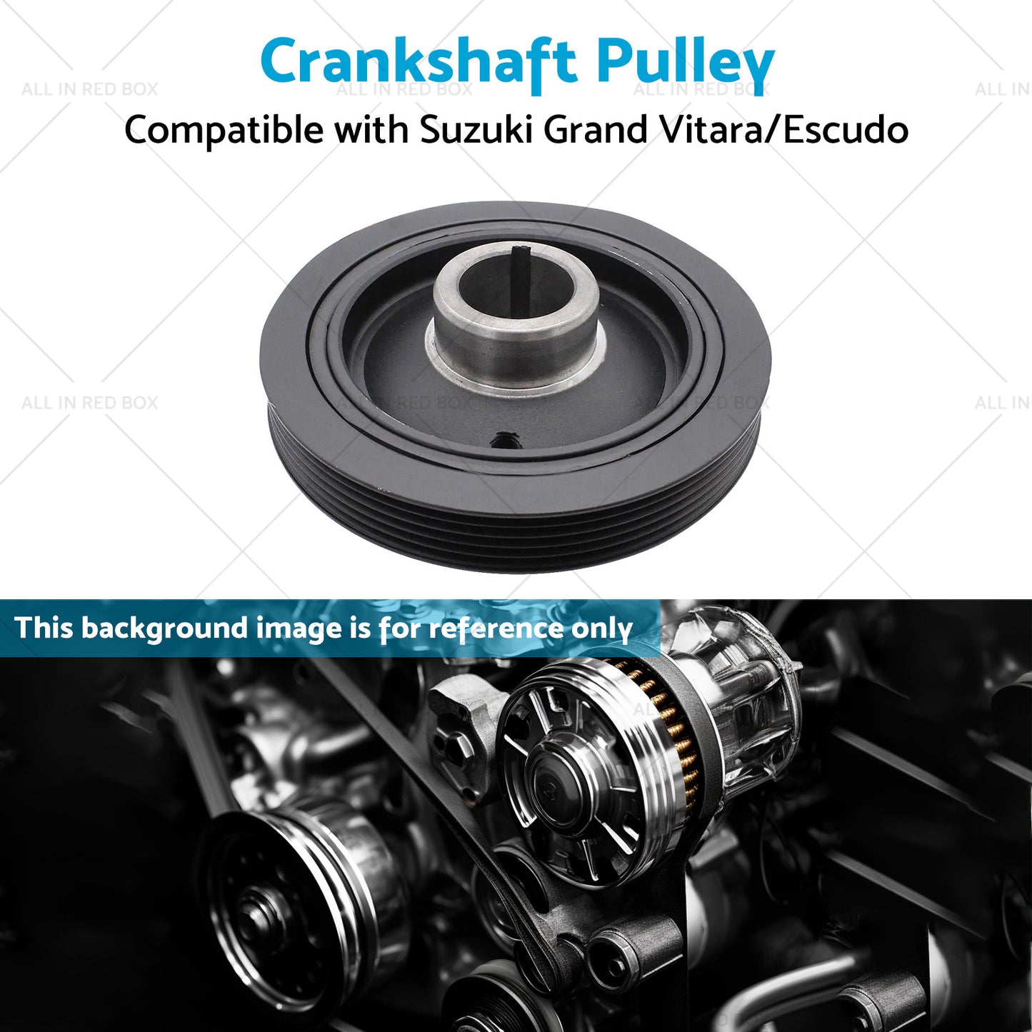 {{ Crankshaft Pulley Suitable for Suzuki Grand Vitara 2. 0 Petrol 12610-77E12 }} - Buy Car Parts Online at {{ Kaka Auto Parts }}.