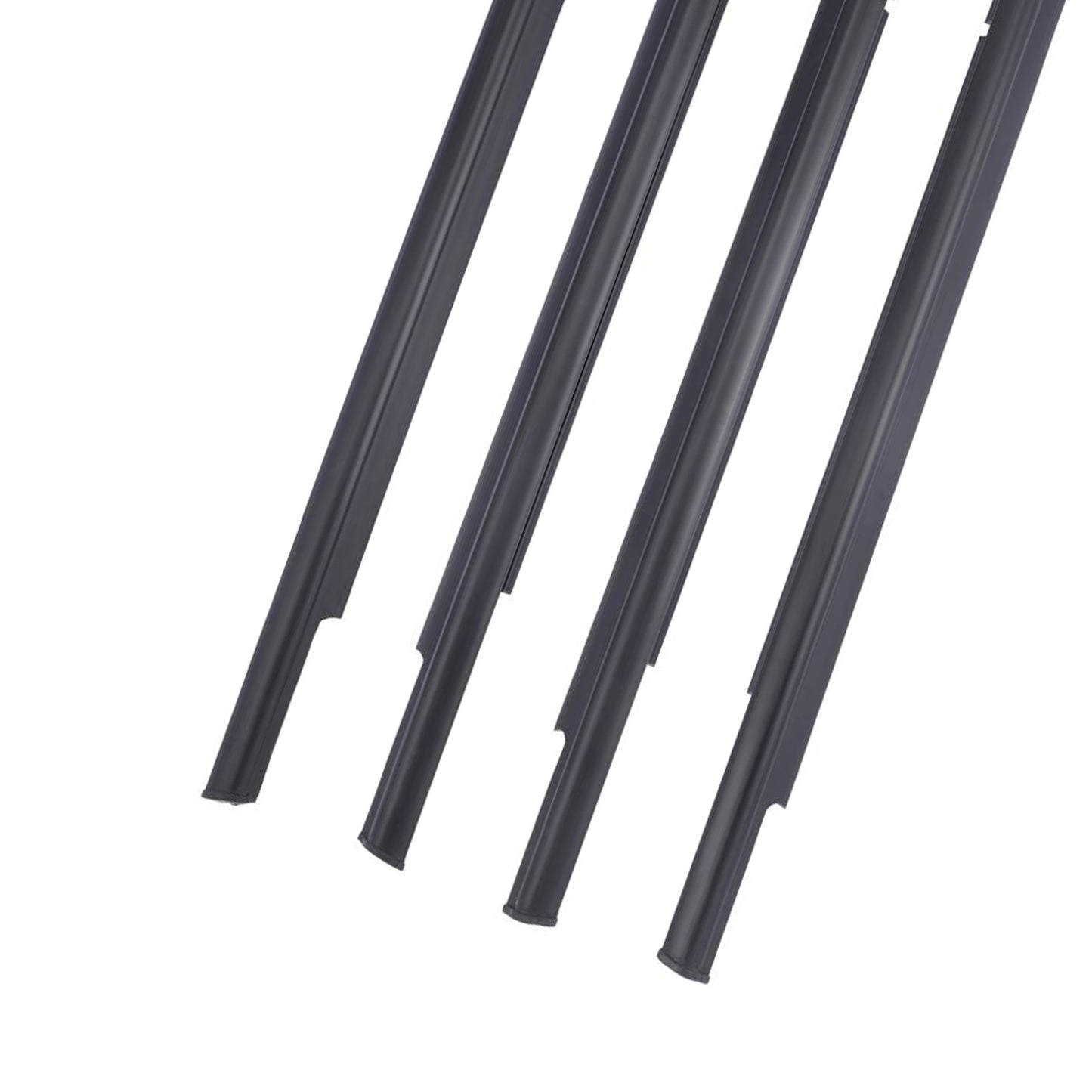 4x Window Weatherstrip Trim Belt Set Suitable For Mitsubishi Lancer 2008-2017