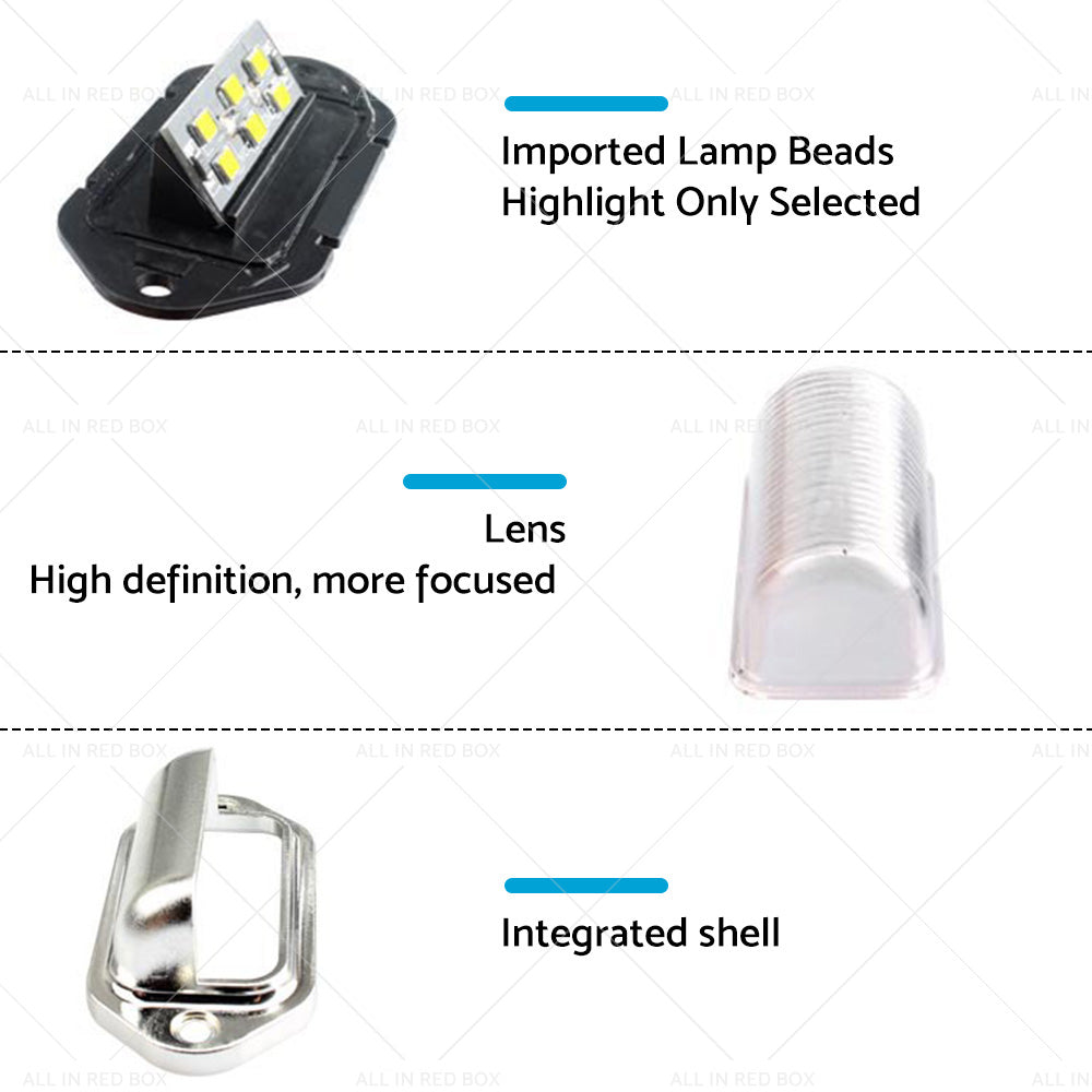 {{ 6 LED License Number Plate Light Lamps Suitable for Truck SUV Trailer Lorry }} - Buy Car Parts Online at {{ Kaka Auto Parts }}.