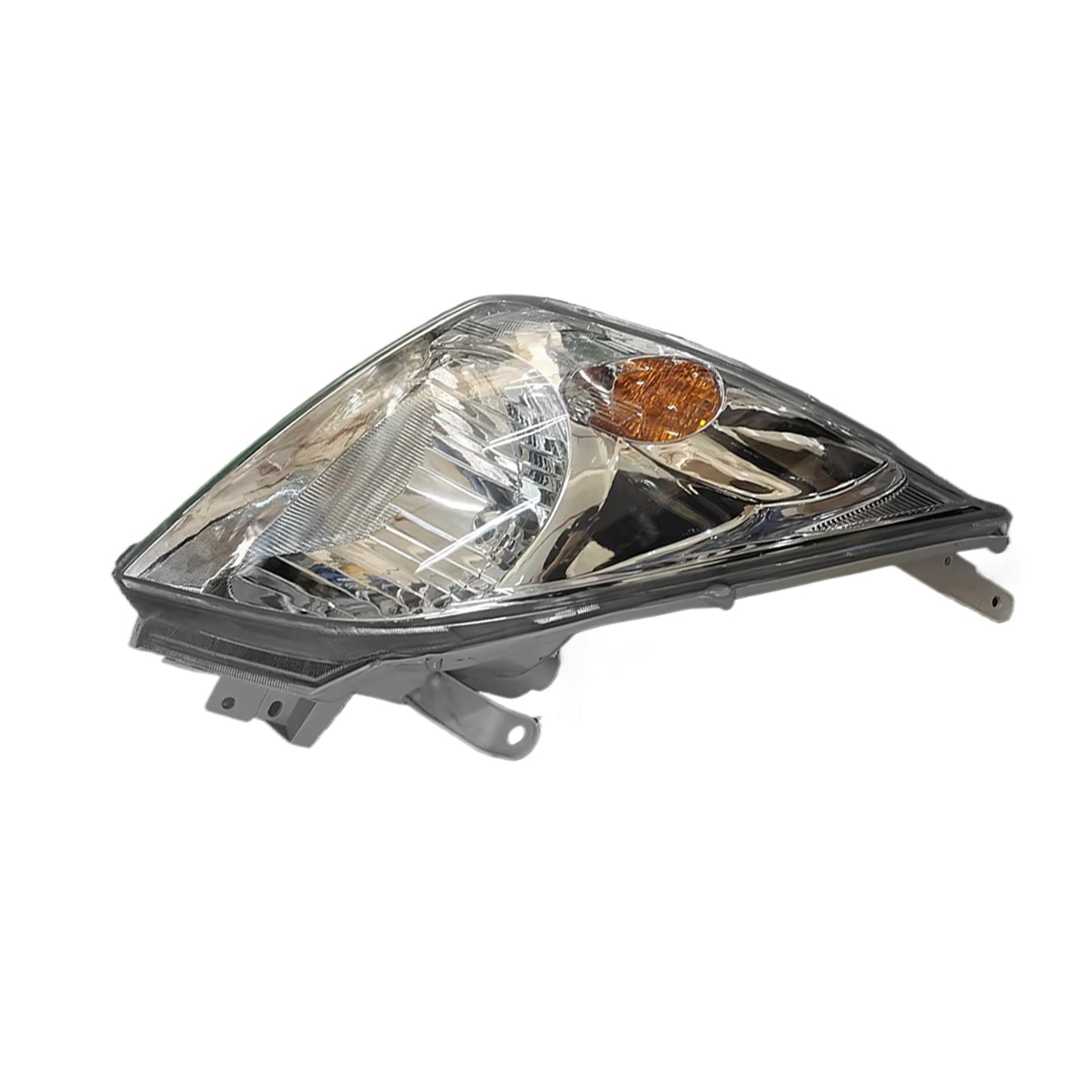 Chrome Headlight Pair Suitable For Toyota Landcruiser Prado 120 Series 2002-2009