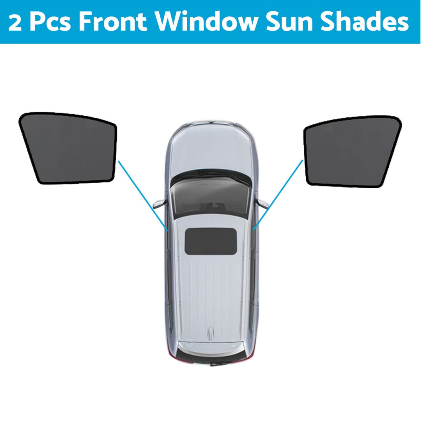 {{ Magnetic Mesh Sun Blind Shades Suitable for Audi Q5 FY 2017-2025 On Front Rear }} - Buy Car Parts Online at {{ Kaka Auto Parts }}.