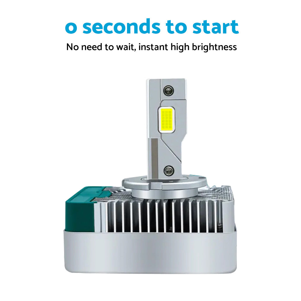 2pcs D5S LED Headlight Bulbs Conversion Kit Replace HID Xenon Lamps 6000K 90W