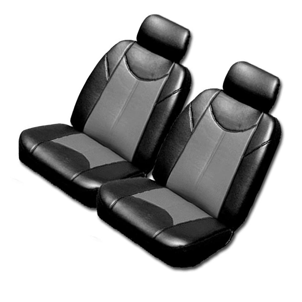 {{ Leather Look Seat Covers Grey Suitable For Mazda BT-50 Single Cab 2011-2020 }} - Buy Car Parts Online at {{ Kaka Auto Parts }}.