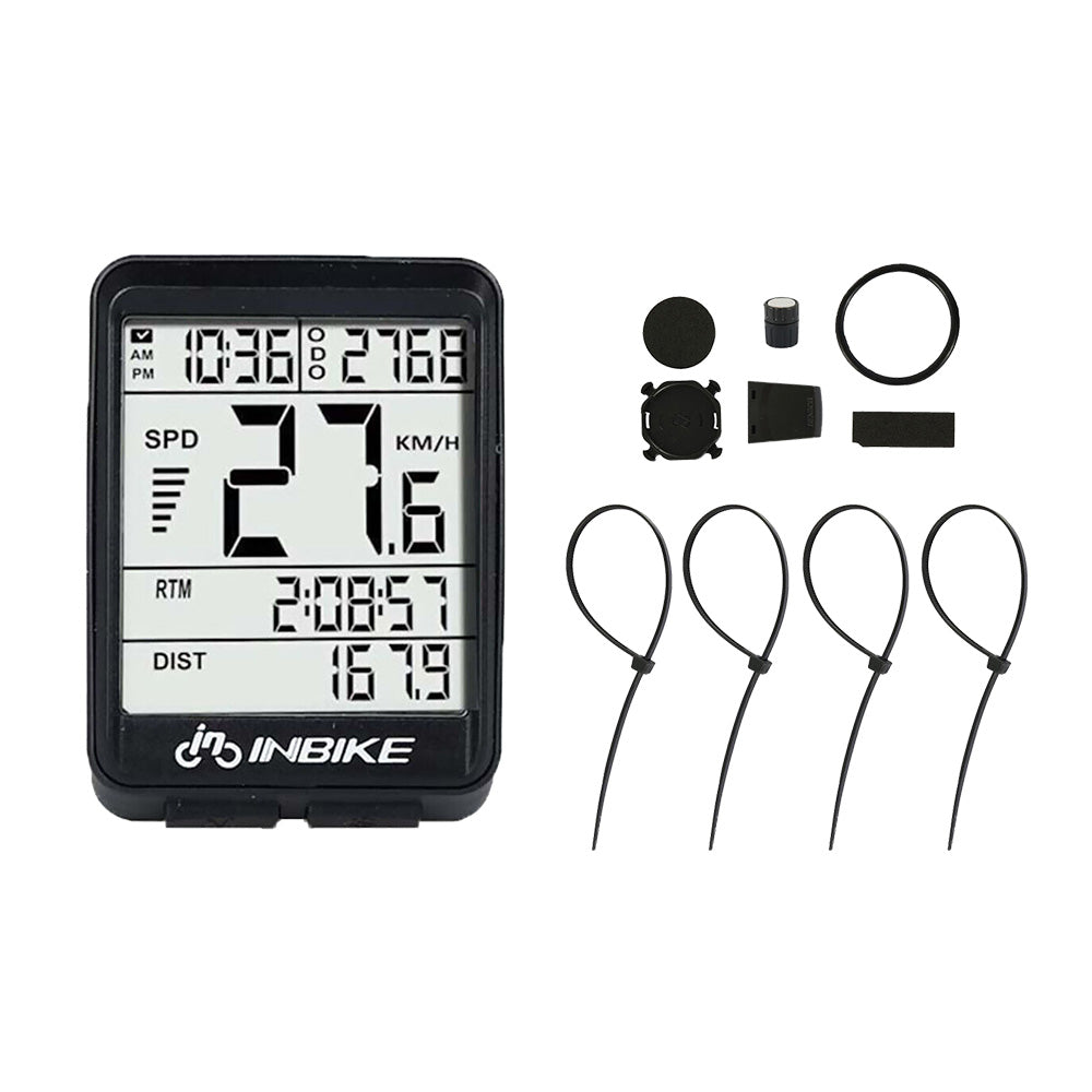 Wireless Mountain Bike Computer LCD Speedometer Odometer Suitable For Bicycle Waterproof