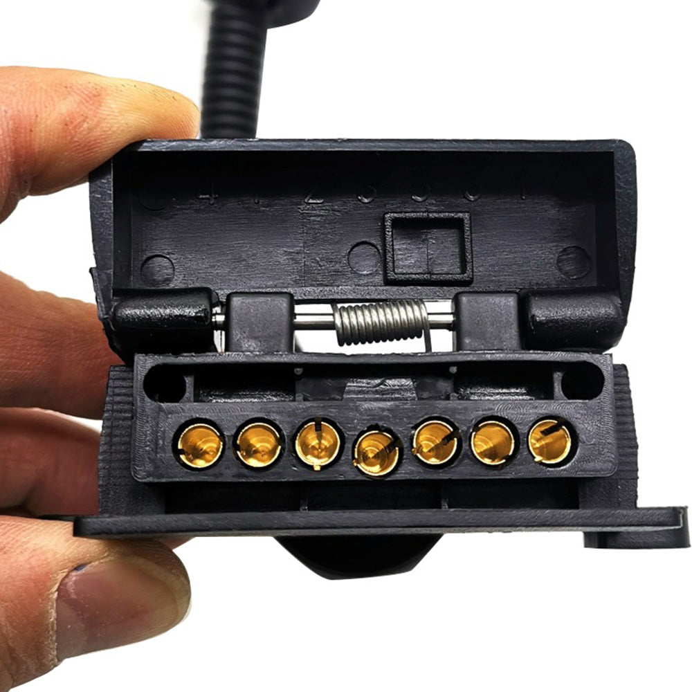 13 Pin Plug to 7 Pin Flat Socket Suitable For Trailer Caravan Wiring Connector