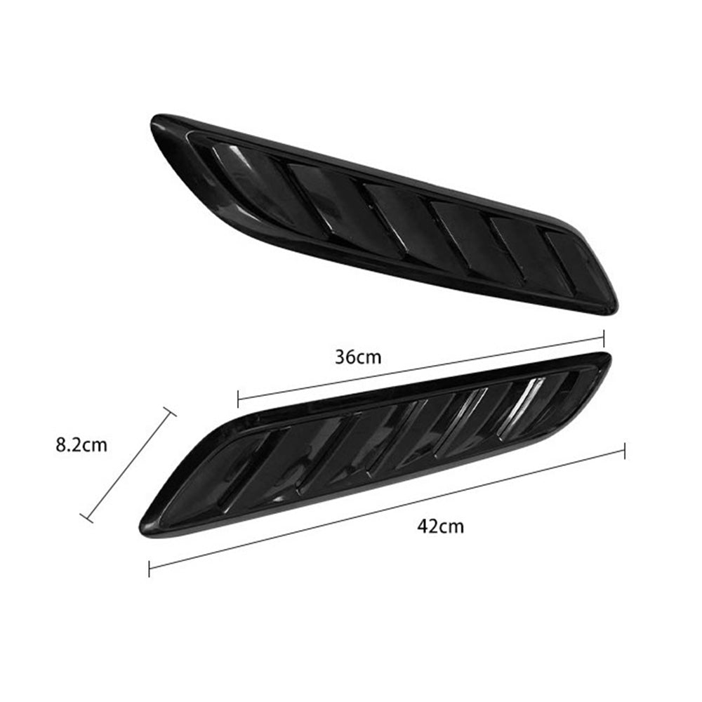 {{ Gloss Black Bonnet Vents Suitable For Holden Commodore VF S SS  SSV  SV6 Redline }} - Buy Car Parts Online at {{ Kaka Auto Parts }}.