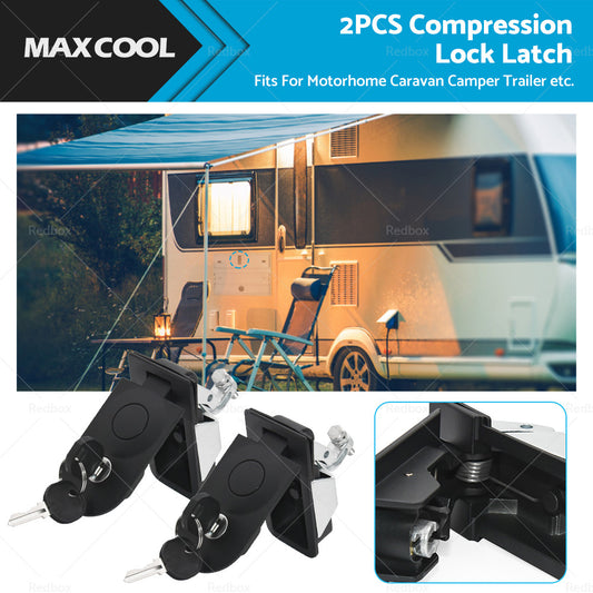 {{ 2PCS Compression Lock Latch Rounded End Tool Box For Caravan Camper Trailer }} - Buy Car Parts Online at {{ Kaka Auto Parts }}.