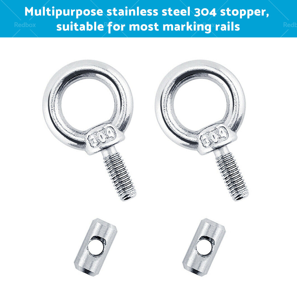 {{ 2 or 4 or 8PCS Awning Rail Stoppers Rail Track Screws for Boat Caravan Stainless Steel }} - Buy Car Parts Online at {{ Kaka Auto Parts }}.