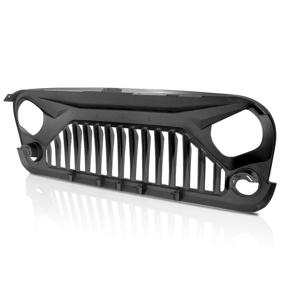 Black Front Gladiator Grille Vander Grill Suitable For Jeep Wrangler JK Unlimited 2007-2018