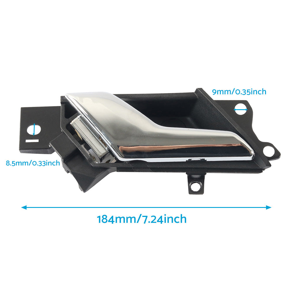 Left Inner Door Handle Chrome Suitable For Holden Captiva 5-Seater 2006-2018