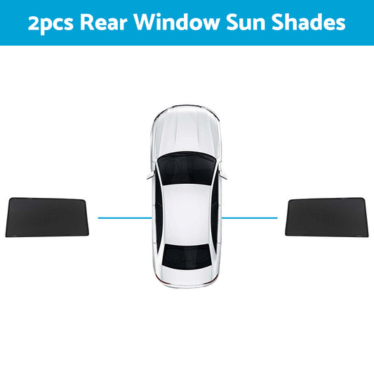 Magnetic Window Sun Shades Suitable For Toyota Kluger 2007-2013 Rear Windows