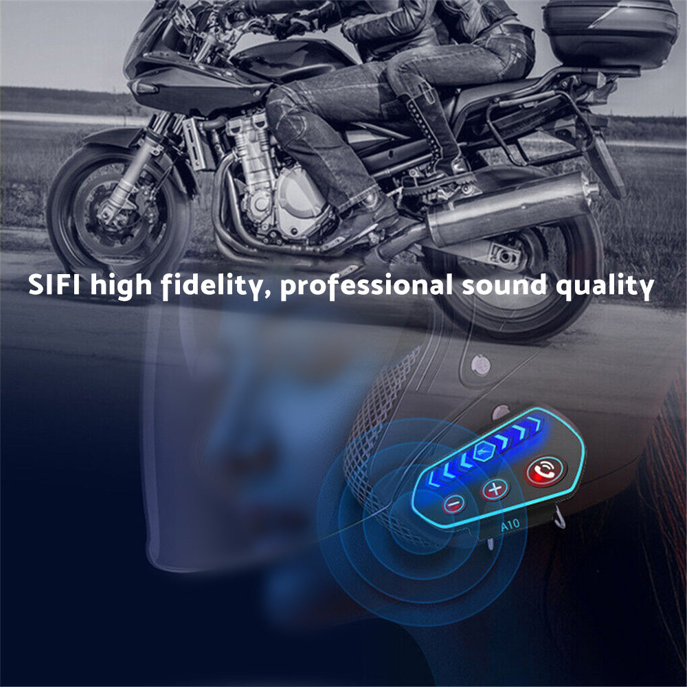 Bluetooth-5. 0 Wireless Motorcycle Helmet Headset Intercom Motorbike Headphone