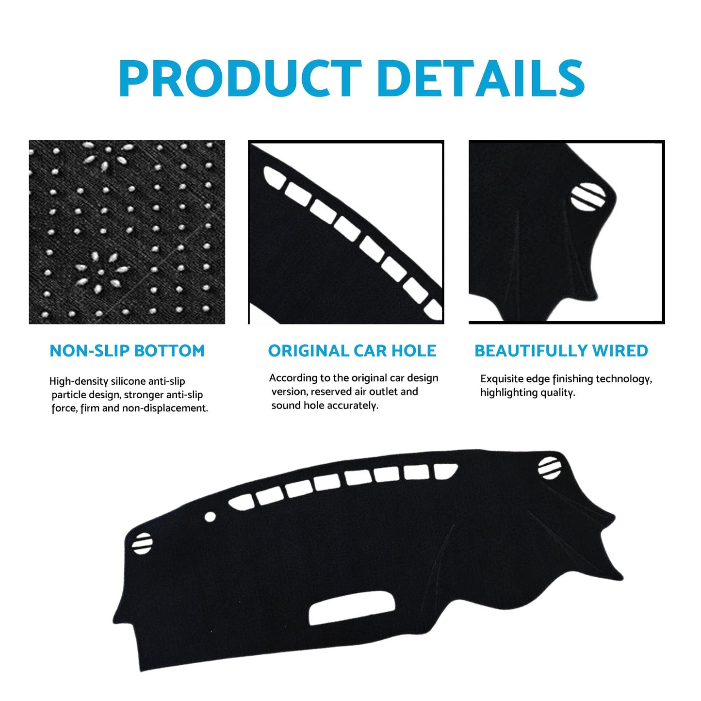 {{ Non-Slip Dash Mat Suitable for Mazda CX3 DK 2.0 (2015-2023), Protects Dash }} - Buy Car Parts Online at {{ Kaka Auto Parts }}.