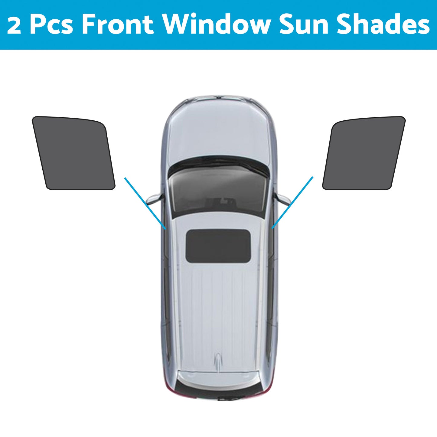 Front Rear Port Window Magnetic Mesh Sun Shade Suitable For Jeep Grand Cherokee