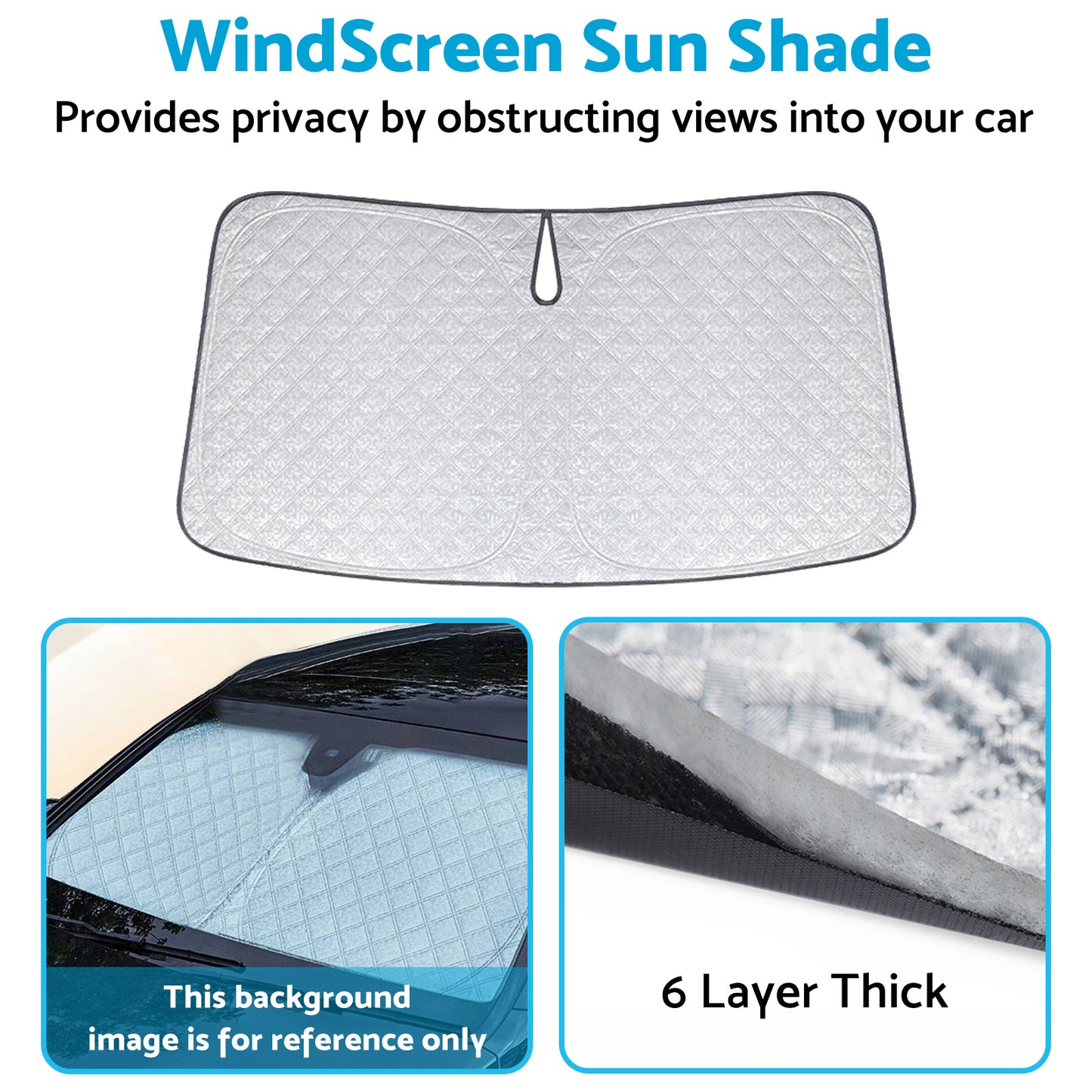 6 Layer WindScreen Sun Shade Suitable For Chery Omoda 5 2022-2024 UV Protection