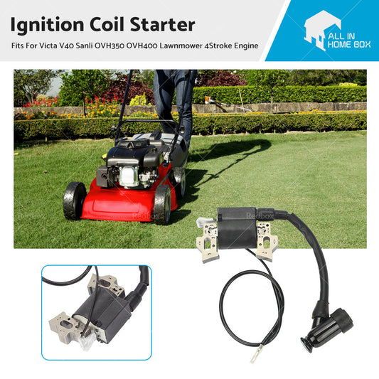 Ignition Coil Starter For Victa V40 Sanli OVH350 OVH400 Lawnmower 4Stroke Engine