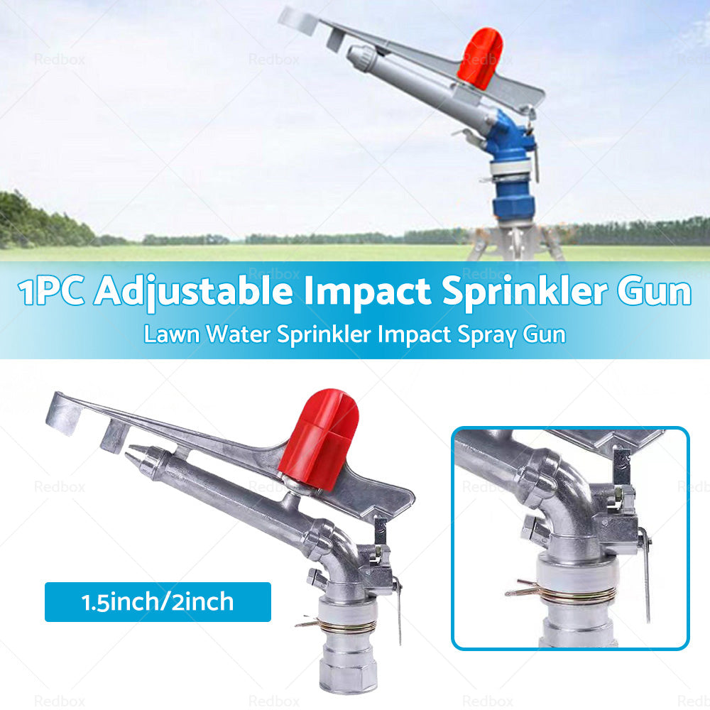 {{ 360掳 Rotation Lawn Water Sprinkler Impact Spray Gun Alloy Adjustable Irrigation }} - Buy Car Parts Online at {{ Kaka Auto Parts }}.