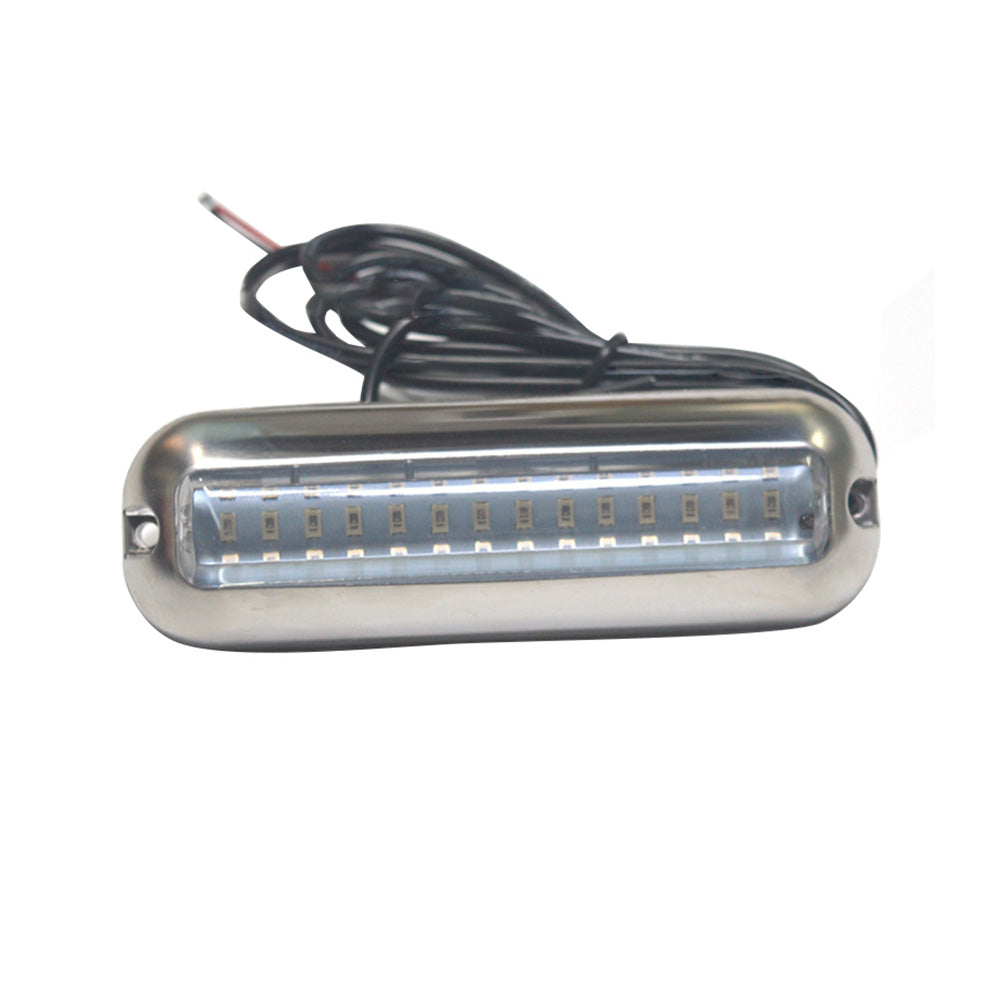 42LED Boat Underwater Light Pair Stainless Steel Suitable For Marine Boat Pontoon Transom