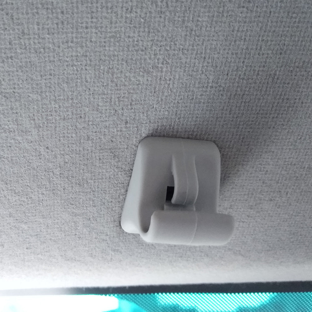 2x Sun Visor Clip Left & Right Side Suitable For Hyundai Getz 2002-2011 Grey 852351C300QS