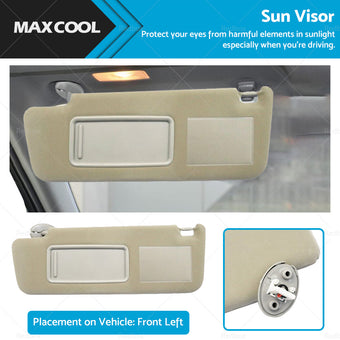 compare product LH Sun Visor Suitable For Toyota Prado TRJ120 RZJ120 LJ120 KZJ120 KDJ120 GRJ120