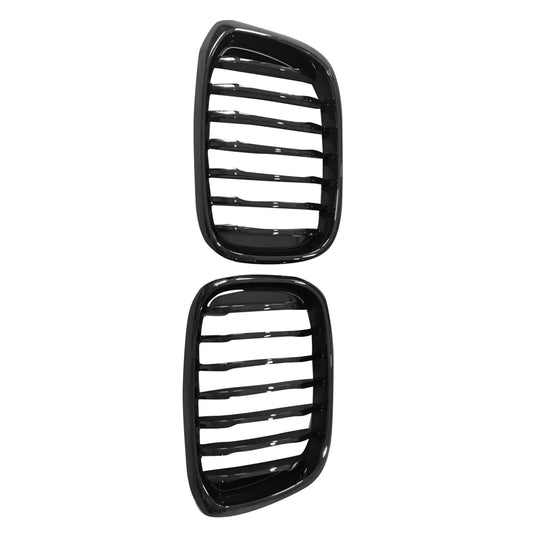 Front Bumper Grill Grille Suitable For BMW X3 G01 X4 G02 2018-2021 Gloss Black
