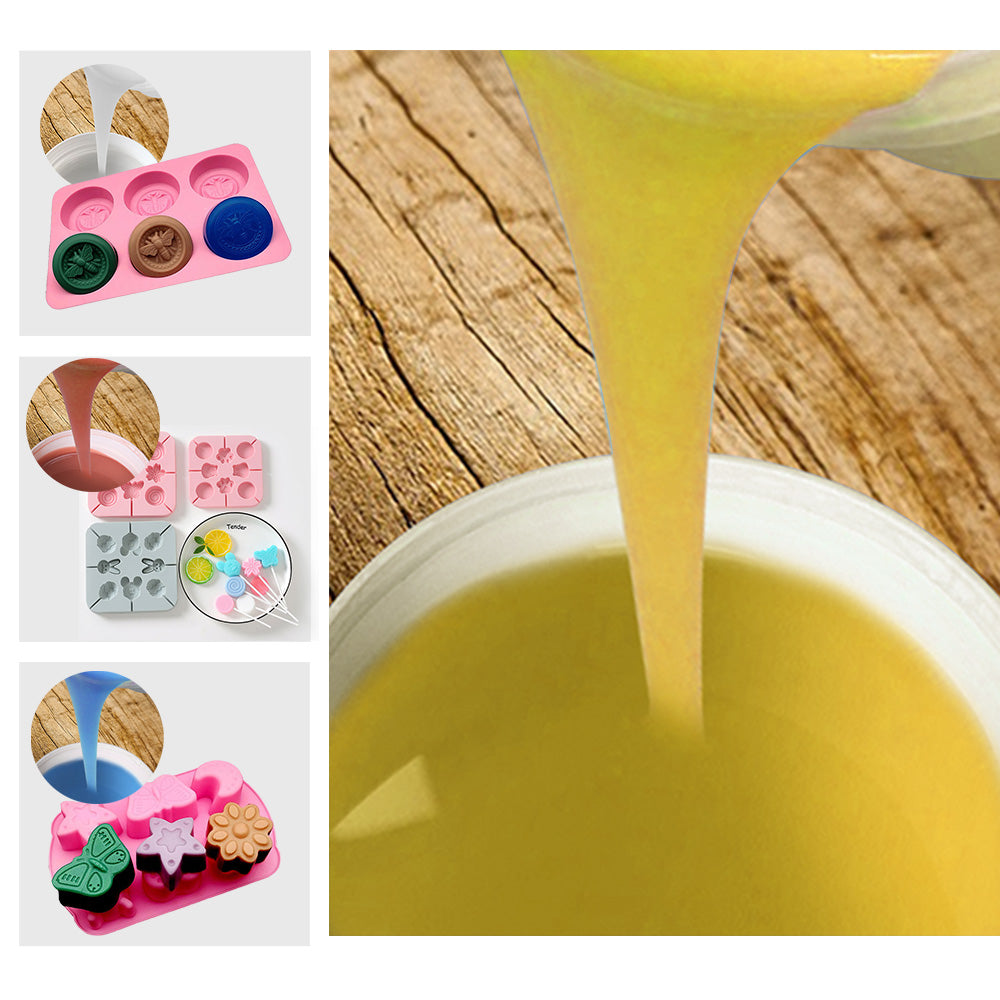 {{ SH25 Liquid Silicone Rubber Mould Making Kit 100 3 Mix - 1Kg 2Kg 5Kg 10Kg Yellow }} - Buy Car Parts Online at {{ Kaka Auto Parts }}.