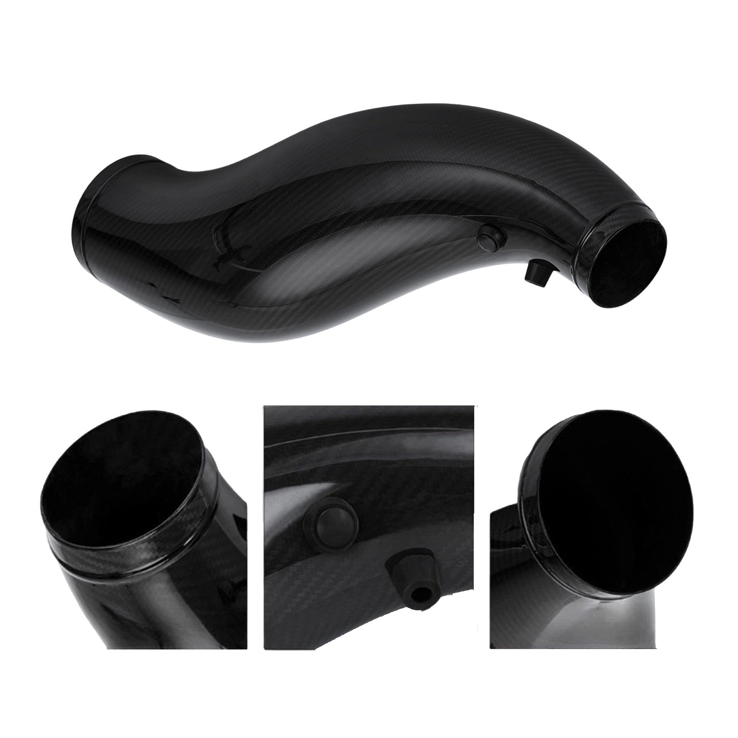 {{ Air Intake Pipe w/ Air Filter Black Plastic Suitable for Honda Civic EG EK 92-00 }} - Buy Car Parts Online at {{ Kaka Auto Parts }}.