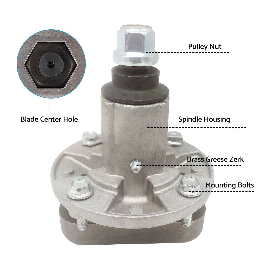 {{ 2xSpindle Assembly Suitable For John Deere Models L100 L107 L110 GY20050 GY20785 }} - Buy Car Parts Online at {{ Kaka Auto Parts }}.