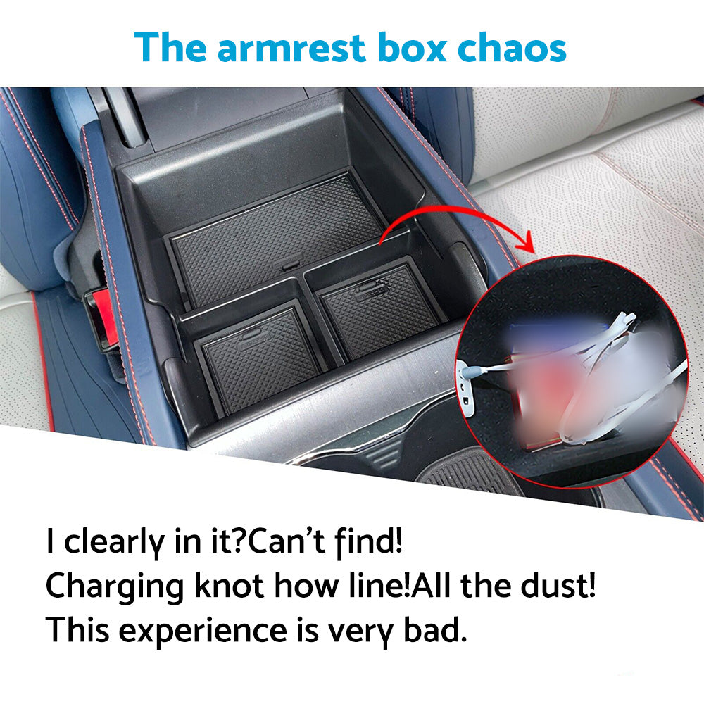 Centre Console Armrest Storage Box Suitable For BYD Atto 3 Yuan Plus 2022