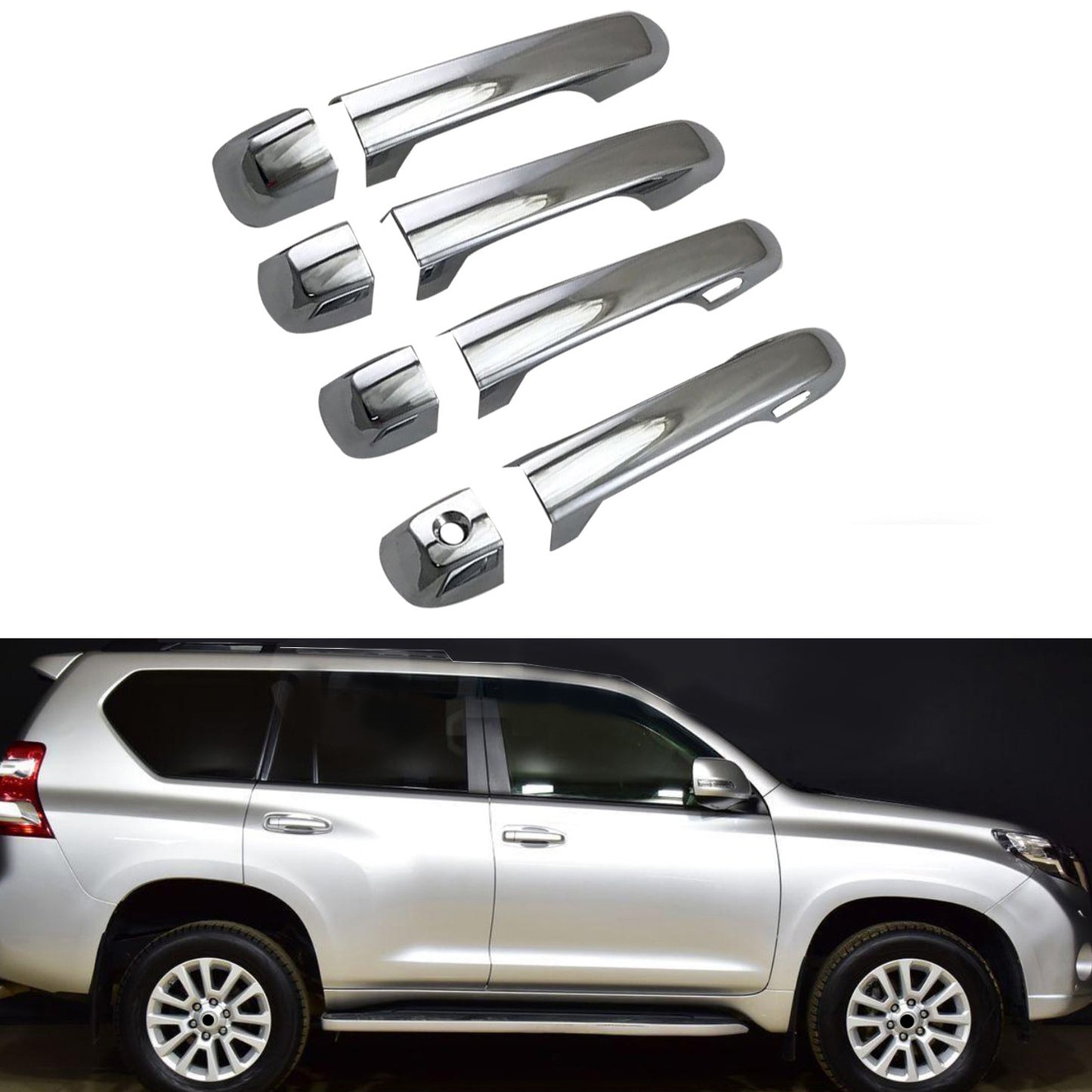 {{ Door Handle Cover+Bowl Trim Suitable for 
Toyota Land Cruiser Prado  10-19 }} - Buy Car Parts Online at {{ Kaka Auto Parts }}.