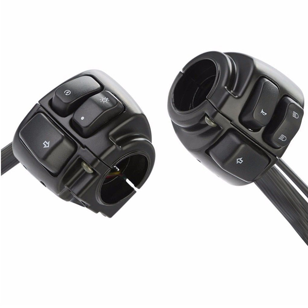Motorcycle Handlebar Control Switches With Wiring Harness Suitable For Harley Dyna & V-Rod