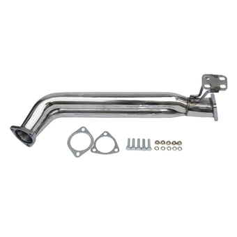 compare product Stainless Steel Exhaust Twin Downpipe Suitable For Nissan S14 / PS13 SR20DET Turbo 1995-2000