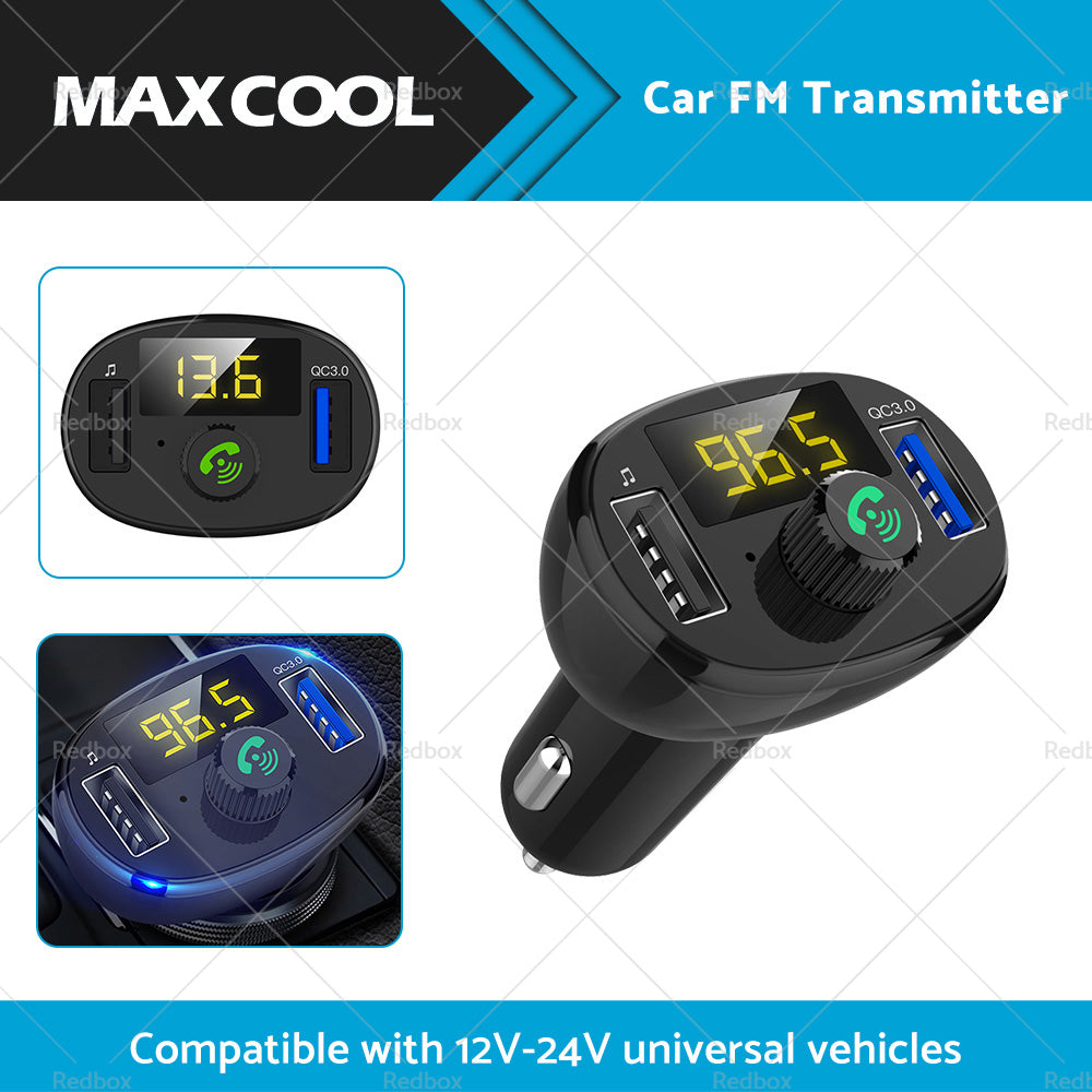 {{ Bluetooth-5. 0 Radio Car Kit Wireless FM Transmitter Dual USB Charger MP3 Player }} - Buy Car Parts Online at {{ Kaka Auto Parts }}.