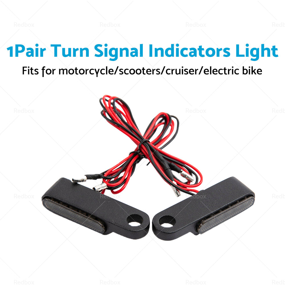 {{ 2X Black Motorcycle LED Mini Turn Signal Blinker Light Amber For Harley Davidson }} - Buy Car Parts Online at {{ Kaka Auto Parts }}.
