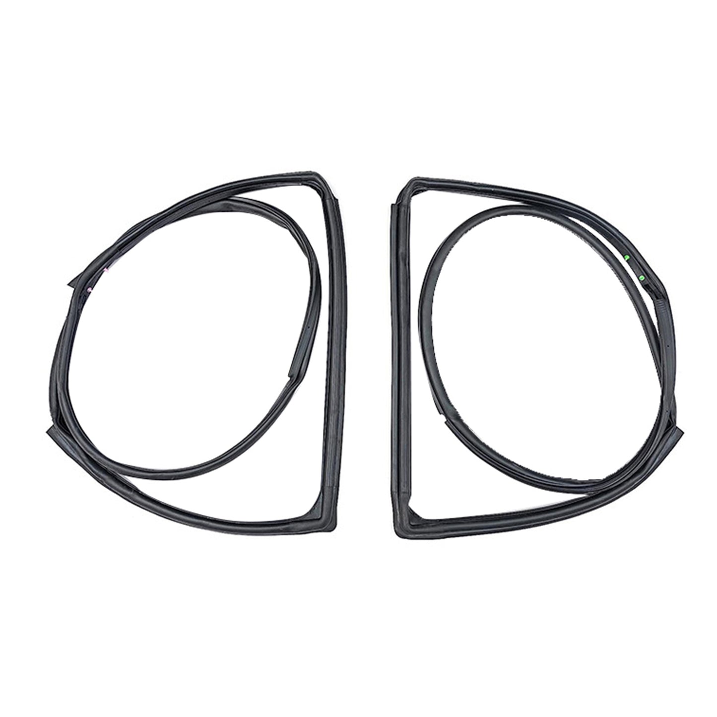 2x Front Door Weatherstrip Gasket Seals Suitable For Jeep Wrangler JK 2007-2018