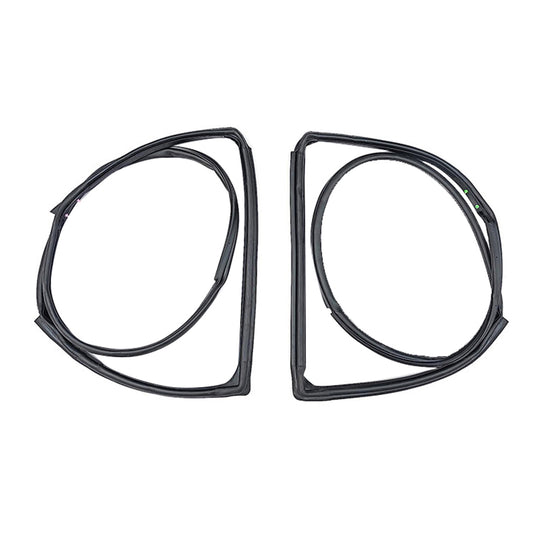 2x Front Door Weatherstrip Gasket Seals Suitable For Jeep Wrangler JK 2007-2018