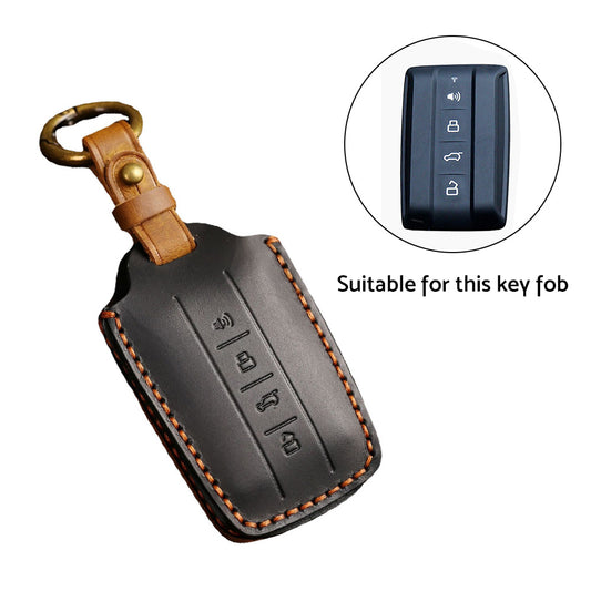 Leather Remote Car Key Case Fob Cover Suitable For Great Wall GWM Wey Tank 300