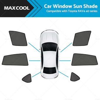 compare product Car Window Sun Shade Compatible with Toyota RAV4 40 series  Magnetic Shade Mesh