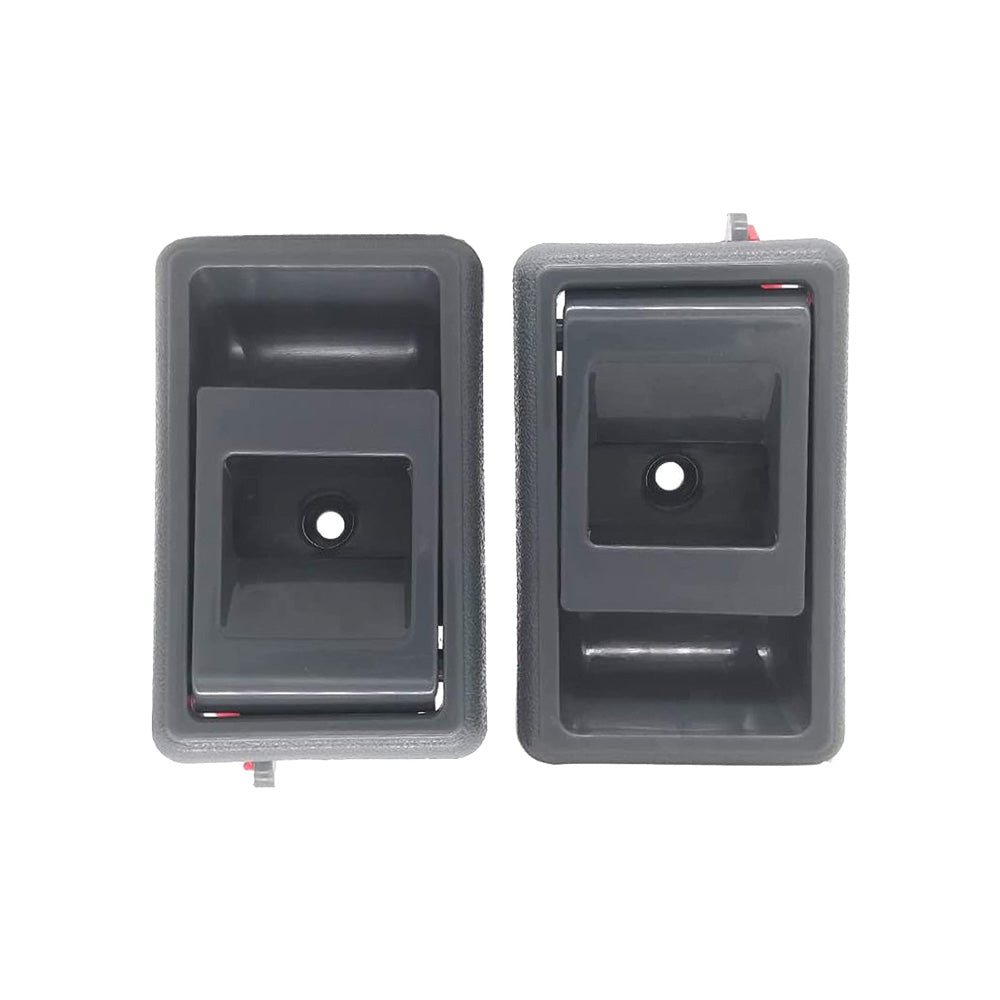 Pair Inner Door Handle Grey Suitable For Toyota Landcruiser 75 78 79 Series Front / Rear