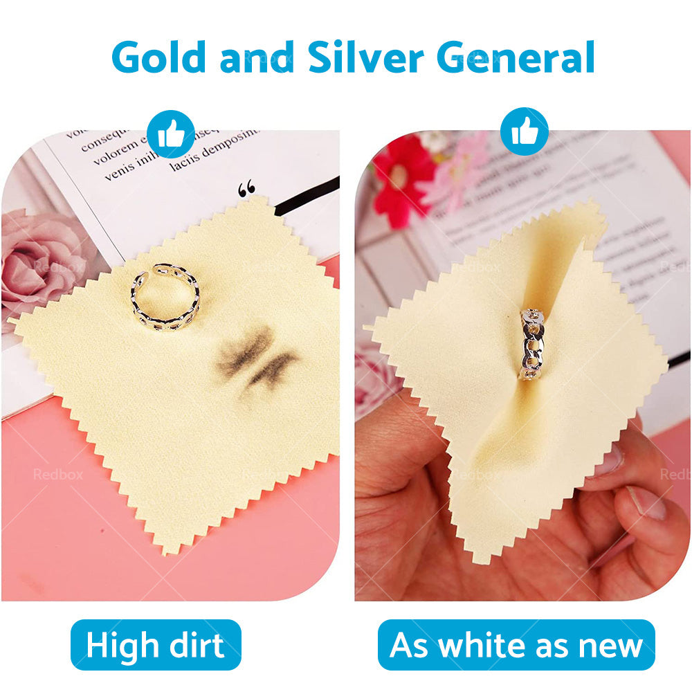 {{ 250PCS Jewelry Cleaning Cloth Wrapped For Silver Gold Brass Coin Ring }} - Buy Car Parts Online at {{ Kaka Auto Parts }}.