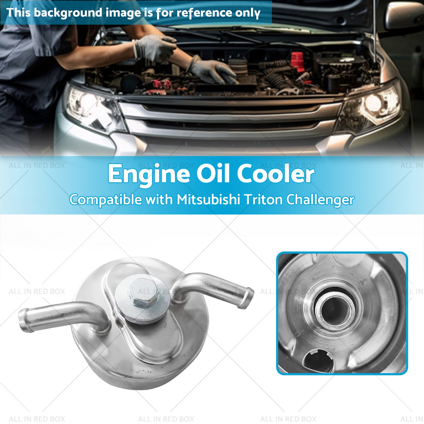 {{ Suitable For Mitsubishi Triton L200 06-Challenger 09- 2. 5 4D56 Engine Oil Cooler }} - Buy Car Parts Online at {{ Kaka Auto Parts }}.