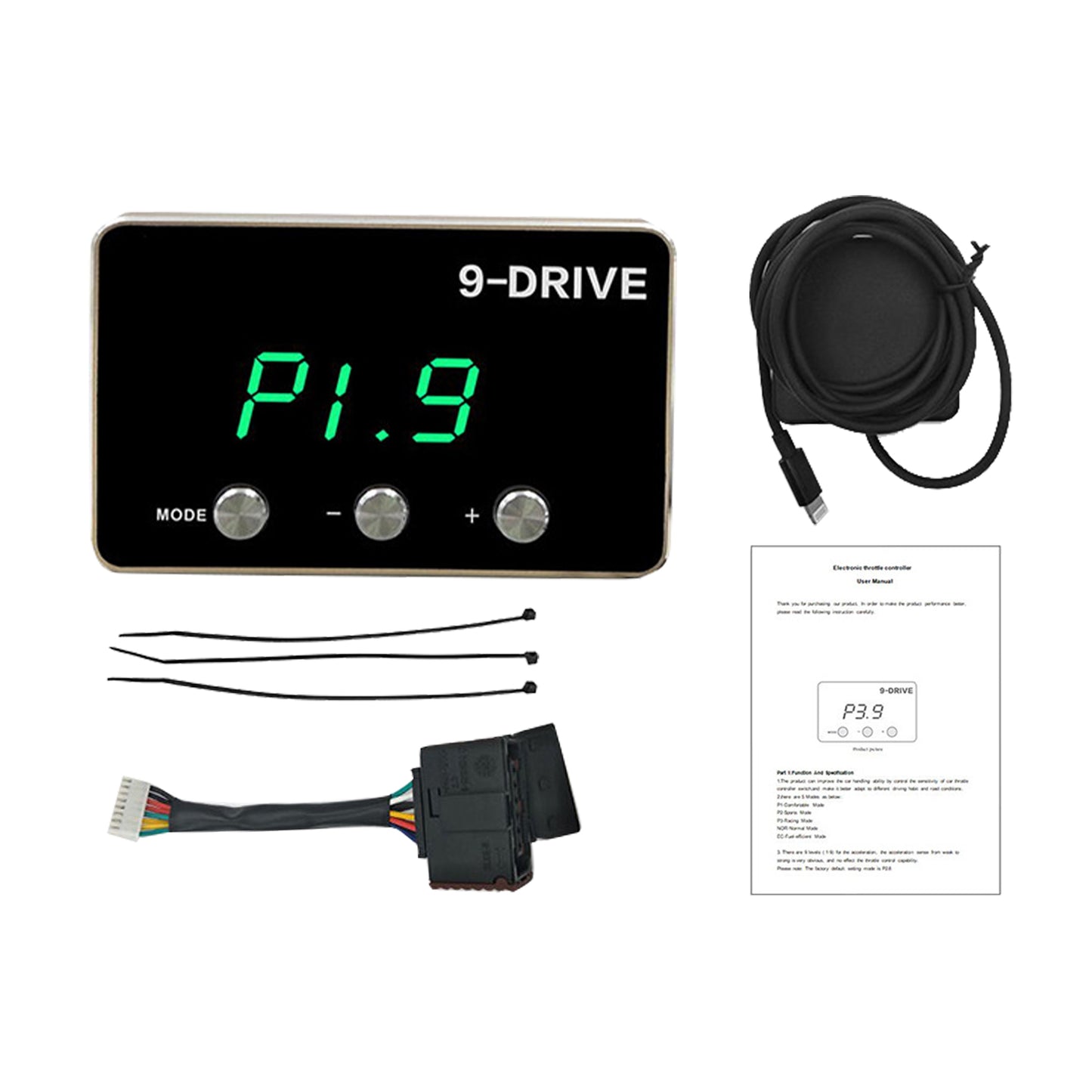 9-Mode EVC Throttle Controller Kit Suitable For Toyota Hilux V6 2WD & 4WD 2005-2015