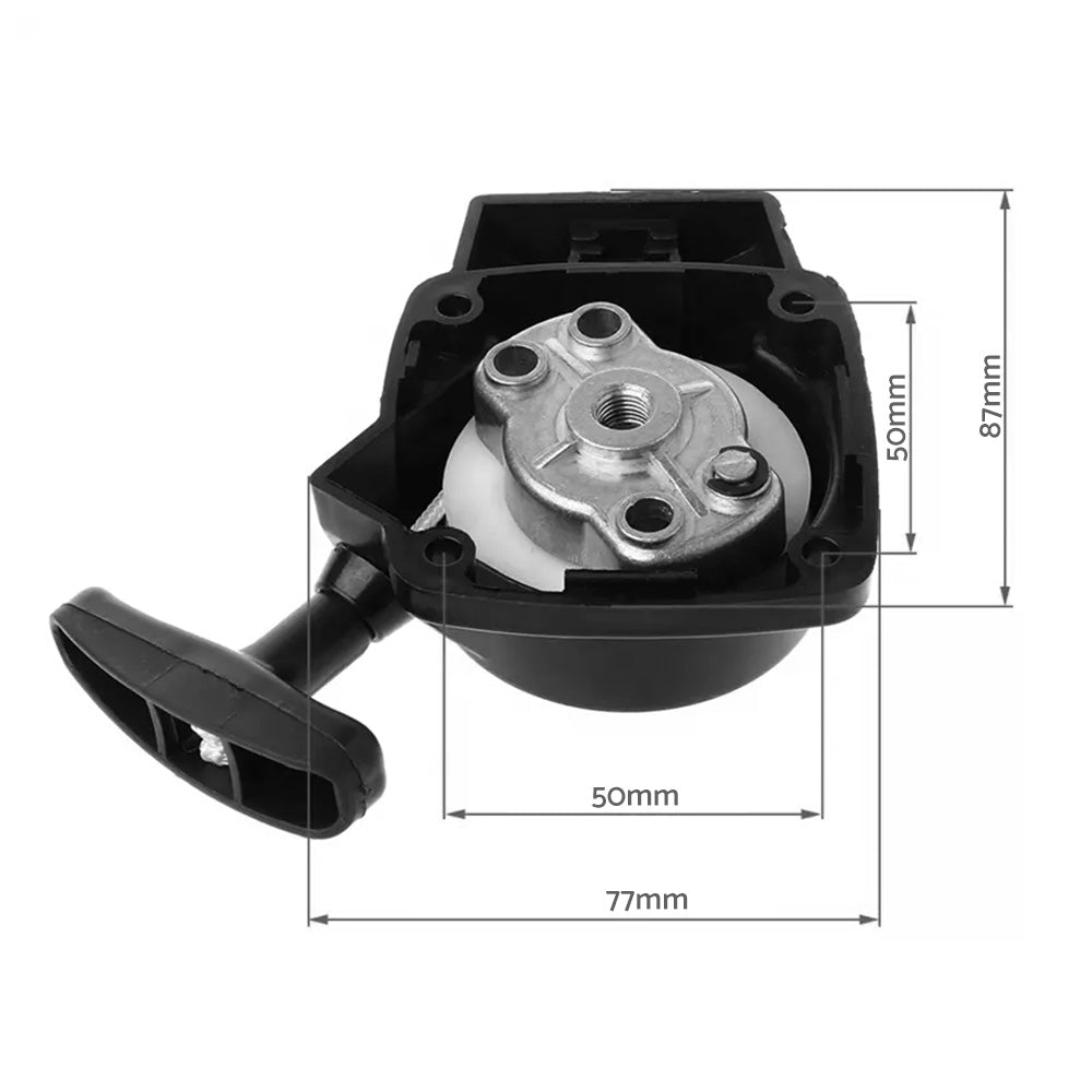 Recoil Pull Start Starter 50mm Suitable For 26CC 1E34F Brush Cutter Grass Trimmer Lawnmower