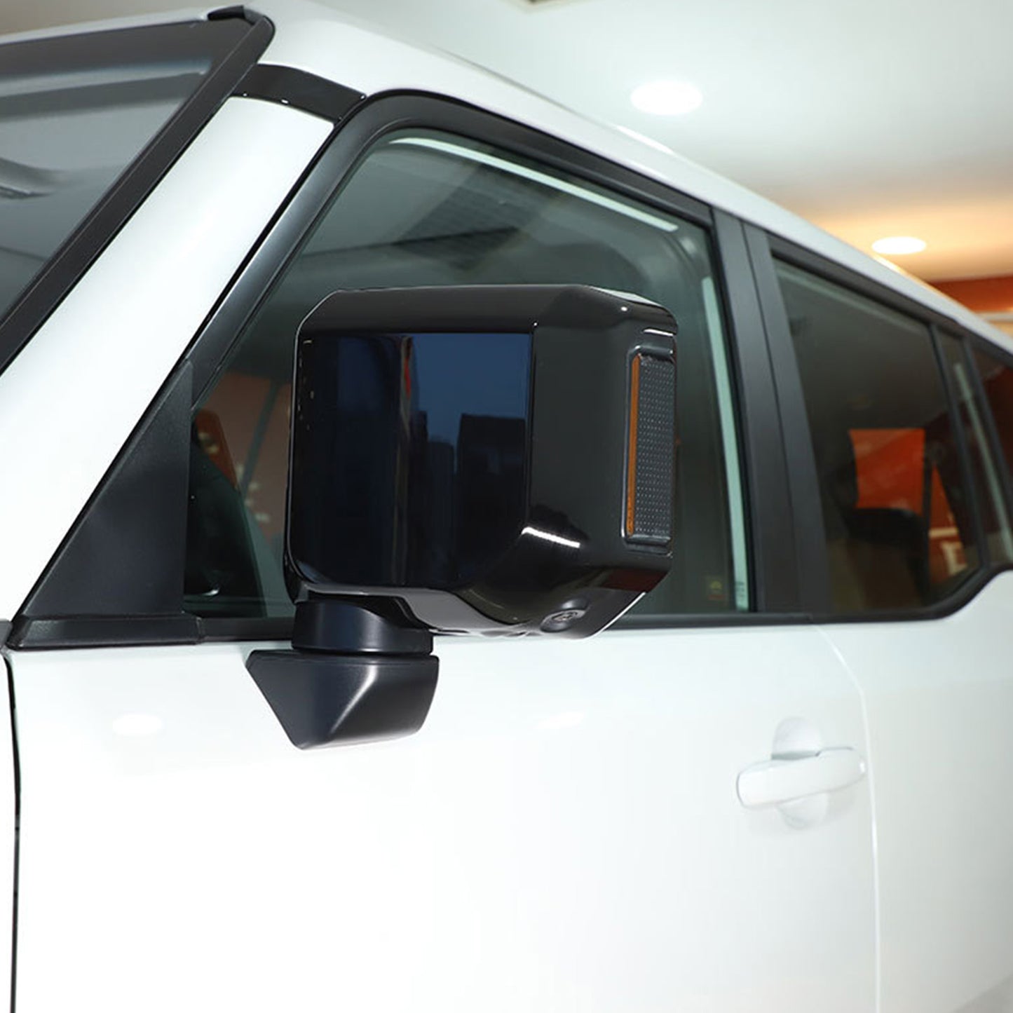 {{ Door Handle & Rearview Mirror Cover Suitable For Prado LC250 2024 Glossy Black }} - Buy Car Parts Online at {{ Kaka Auto Parts }}.