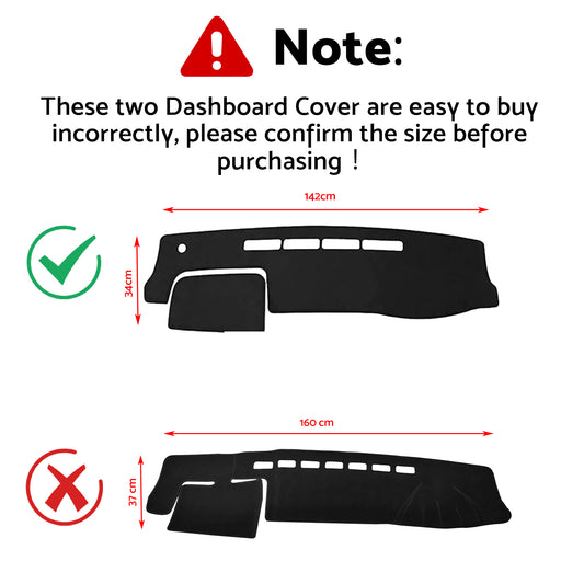 Dash Mat Suitable For Toyota Hiace 200 Series SLWB 2005-2019 Dashboard Cover