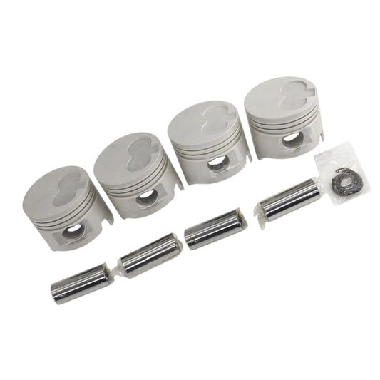 4x Engine Piston Rings & Wrist Pin Sets Suitable For Toyota Hilux LN86 / LN111 2.8L