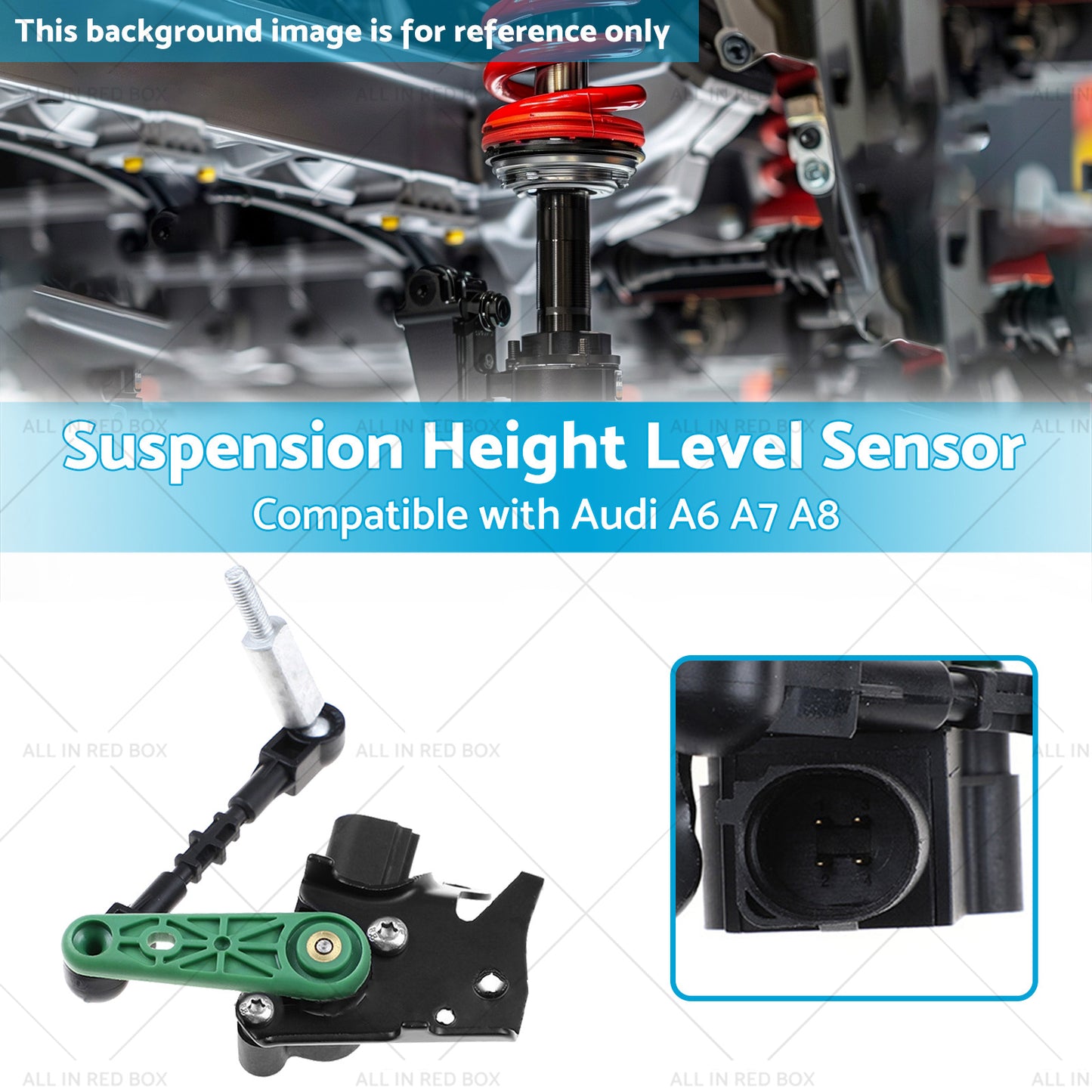 {{ 4H0941285G Front Left Suspension Height Level Sensor Suitable for Audi A6 A7 A8 }} - Buy Car Parts Online at {{ Kaka Auto Parts }}.