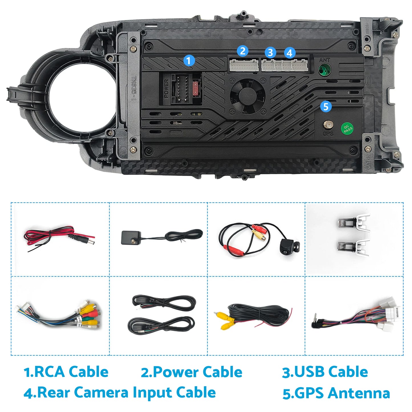 2+32G CarPlay Radio Stereo Suitable For Toyota Yaris 2012-2017 Android 13 GPS