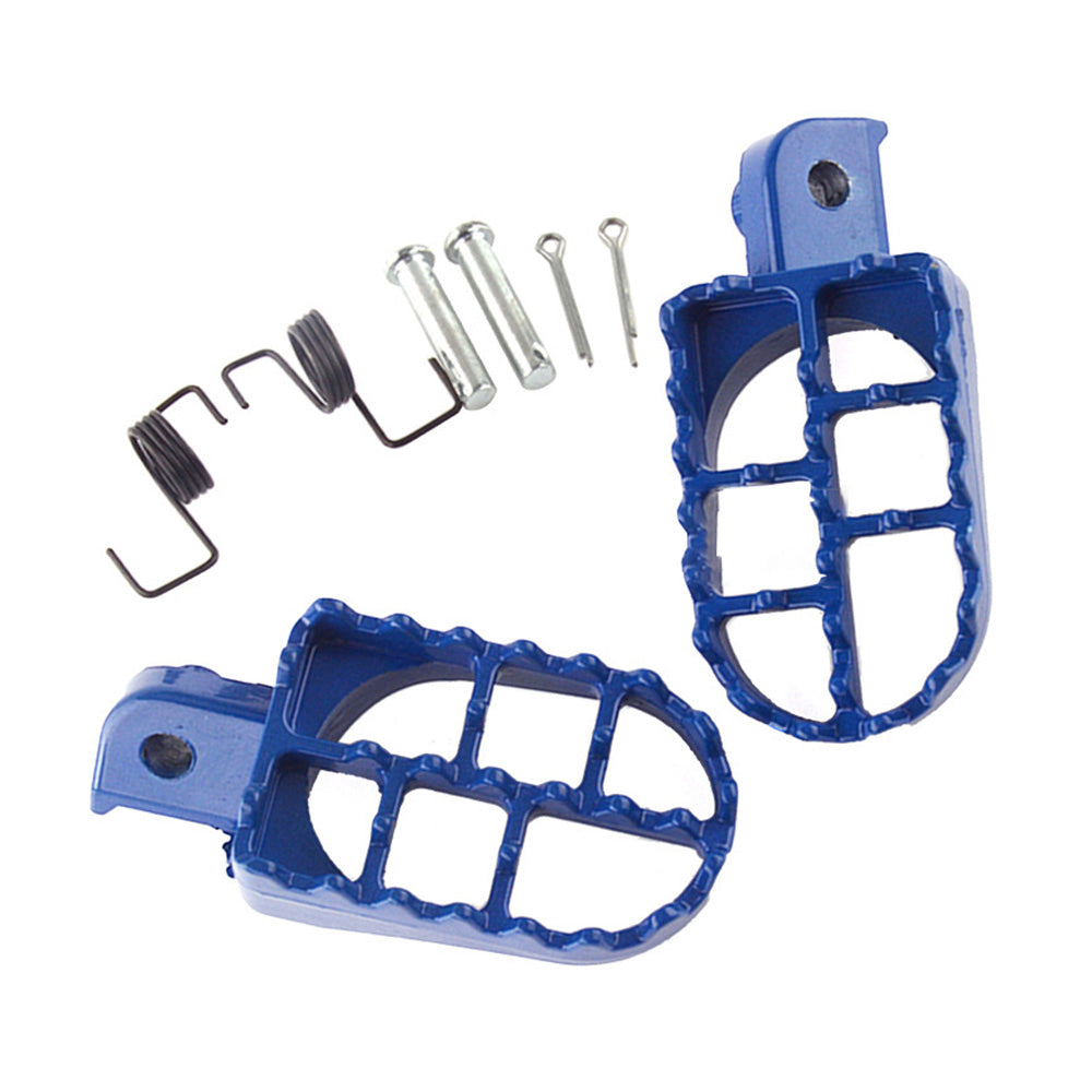 Blue FOOT PEG FOOTREST ASSEMBLY FOOTPEG Suitable For YAMAHA PW50 PY50 PEEWEE